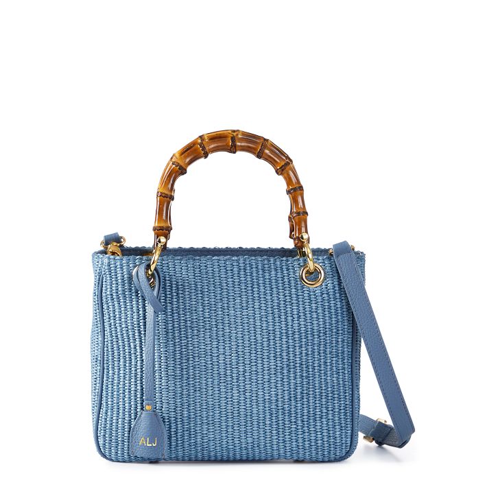 Bamboo Elisabetta Raffia Crossbody Mark And Graham