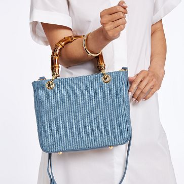 Bamboo Elisabetta Raffia Crossbody Mark And Graham