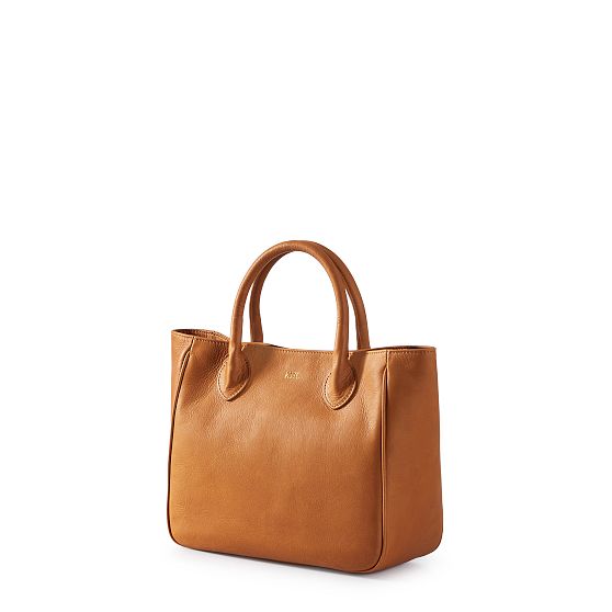 Elisabetta Leather Midi Handbag Mark And Graham