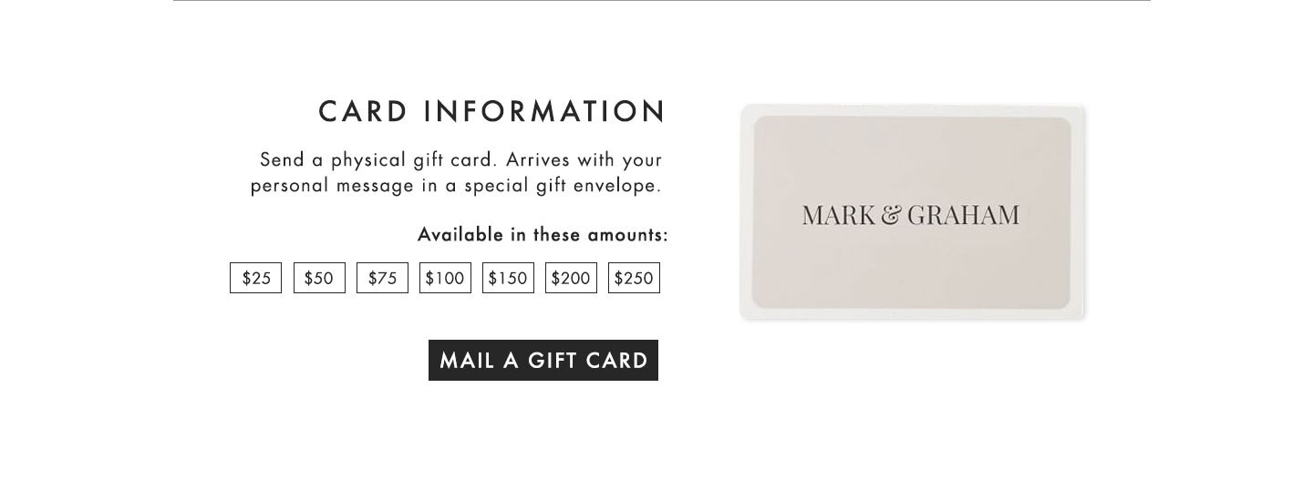 Mail a Gift Card