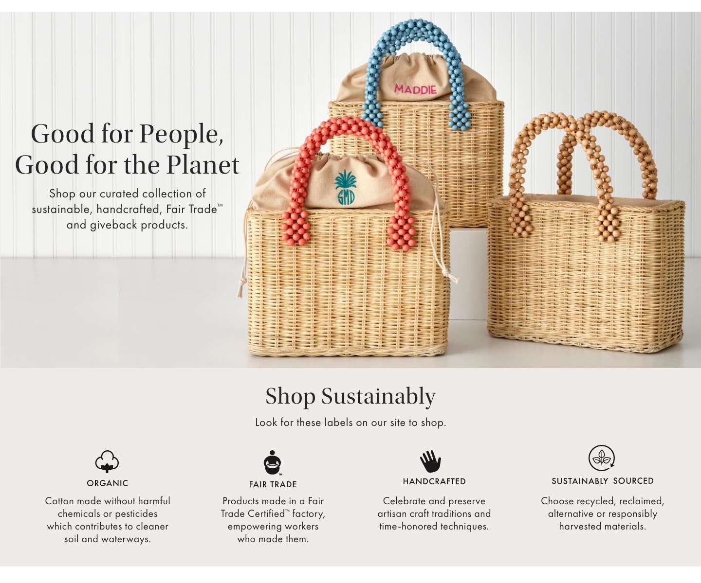 Good for the People, Good for the Planet. 