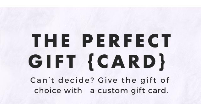 The Perfect Gift ( Card )