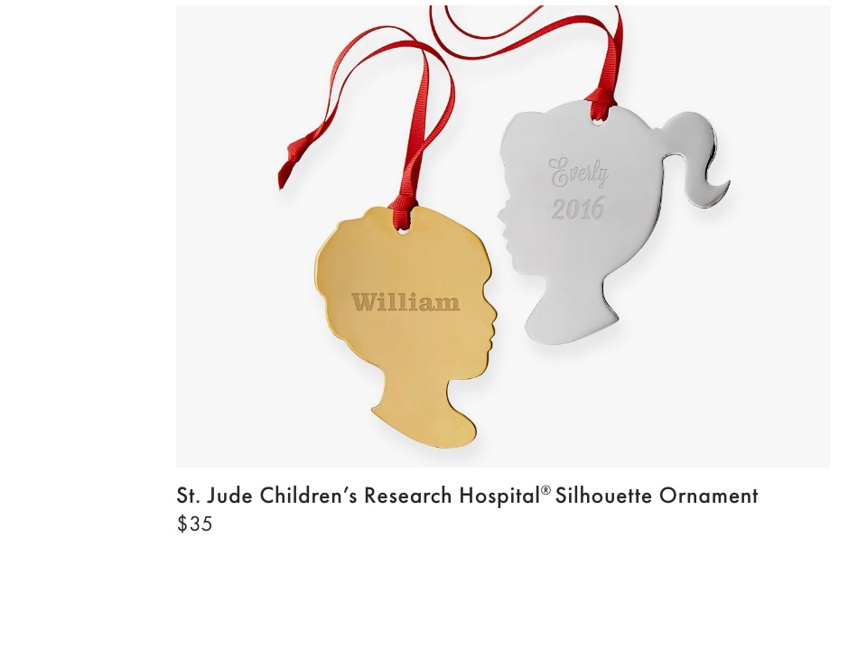 St. Jude Children's Research Hospital® Silhouette Ornament >