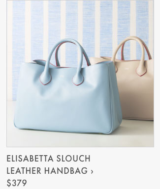 Elisabetta Slouch Leather Handbag >