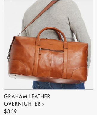 Graham Leather Overnighter >