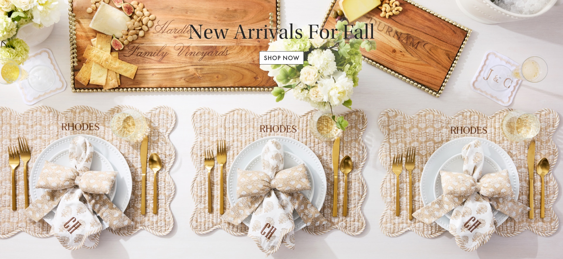 New Arrivals for Fall >