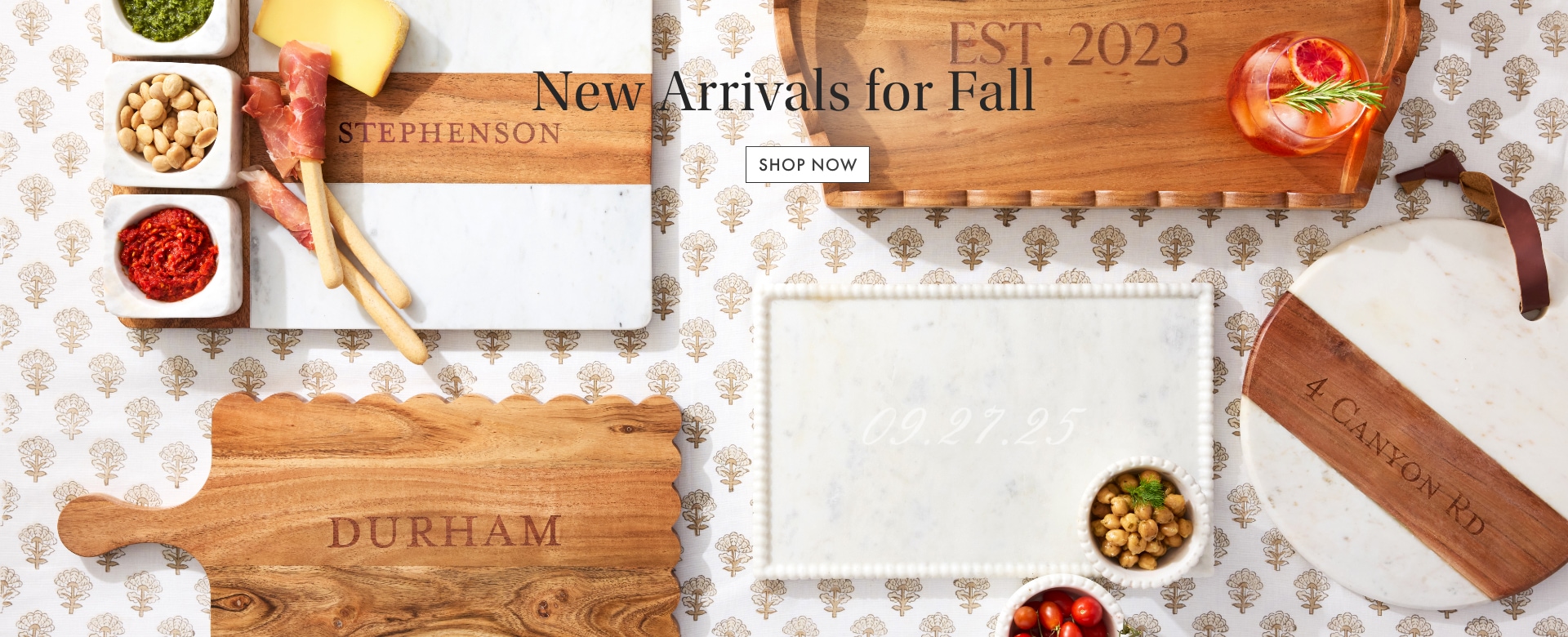 New Arrivals for Fall >