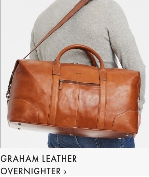 Graham Leather Overnighter >