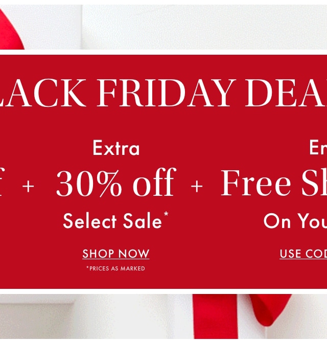 Black Friday Deals: Up to 70% Off + 30% Off Clearance + Free Shipping on Your Order with code MERRY. Shop now >