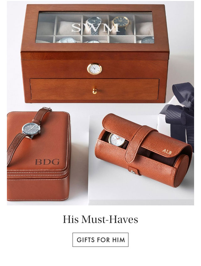 His Must-Haves. Gifts for Him >