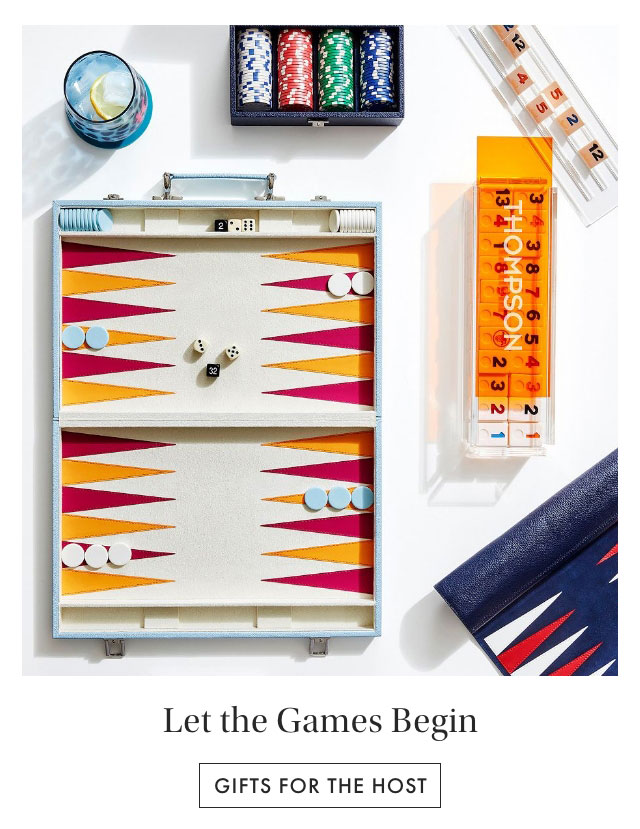 Let the Games Begin. Host Gifts >
