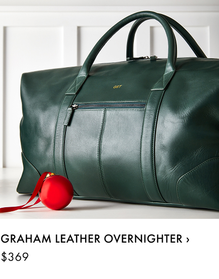 Graham Leather Overnighter >