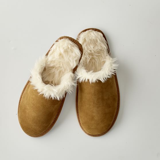 Women's Suede Slippers | Mark and Graham
