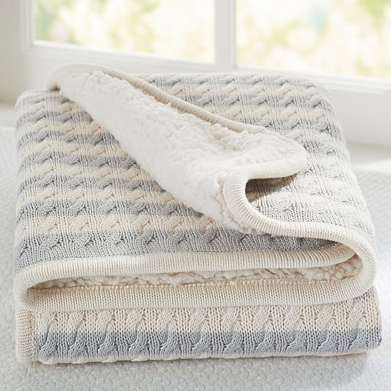 pottery barn elephant blanket