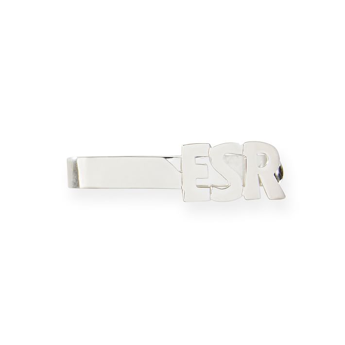Monogrammed Classic Tie Clip as Perfect Gifts For Businessmen