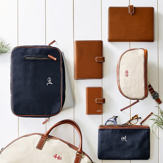 Brighton Monogrammed Leather iPhone 8 Case Tech Cases Mark and Graham