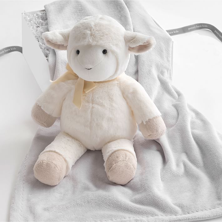 pottery barn stuffed lamb