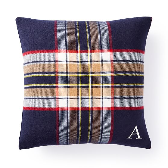 pillow plaid