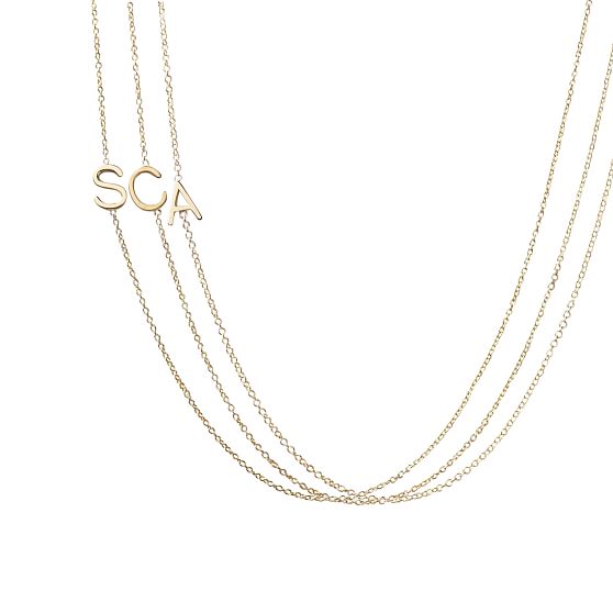 Maya Brenner Asymmetrical Initial 