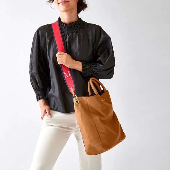 DIY/Replacemet Cotton Canvas bag Clip On Adjustable Cross Body shoulder strap 