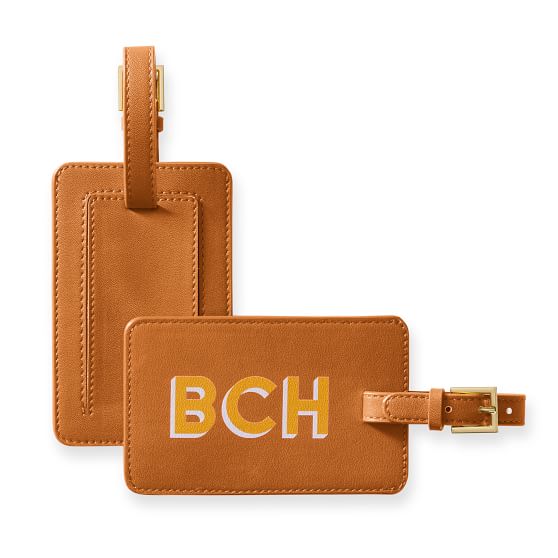 Leather Luggage Tag | Mark and Graham