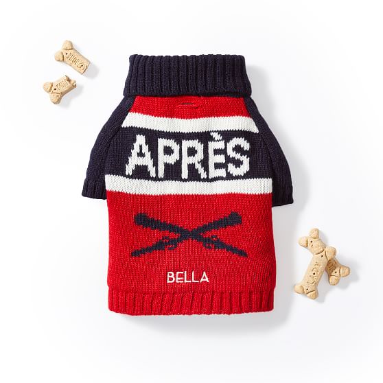 apres ski dog sweater