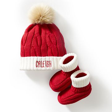 Knitted Bobble Hat Monogram Knitted Hat Personalised Hat -  Canada