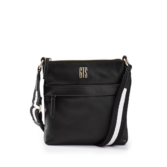 black square crossbody bag