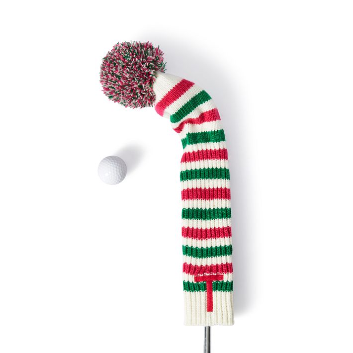 DIMPLE Golf Beige Knit Driver Cover