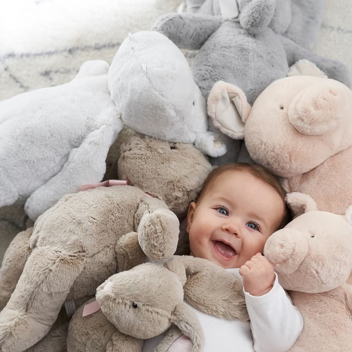 Pottery Barn Kids Heirloom Hippo Personalized Baby Gift Set Mark and