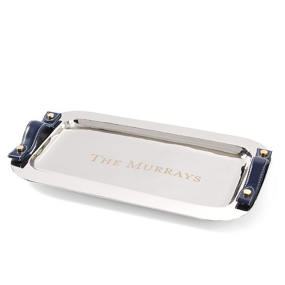 Montauk Silver Serving Tray Mark and Graham