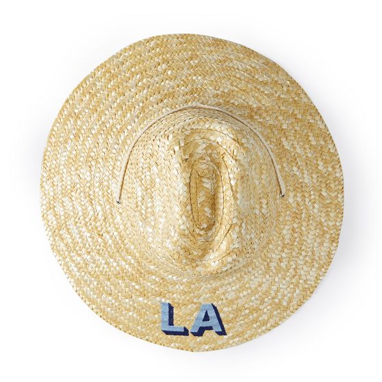 Monogram Mary Straw Hat