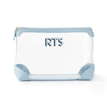 Monogrammed Clear Pouch | Mark and Graham