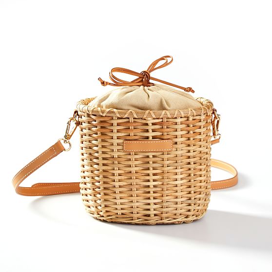 White Nantucket large wovenleather basket bag  Dragon Diffusion   MATCHESFASHION UK