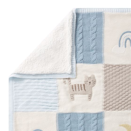 Pottery Barn Kids Heirloom Baby Blanket Mark and Graham