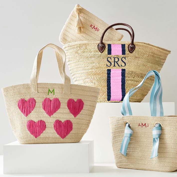 Personalised Natural And Jute Extra Large Beach Bag - The Forest & Co.