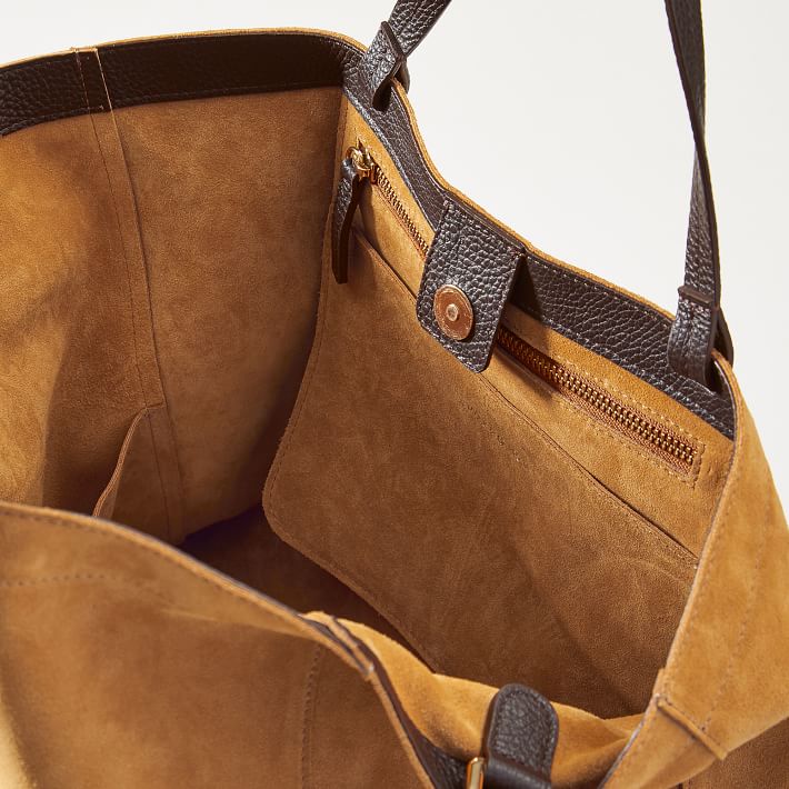 MAR TOTE TAN SUEDE