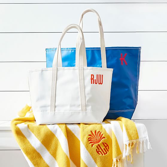 Lrg HTF Sally Huss Beach Bag Sun N Sand Canvas Tote Umbrella and SUN CHARM  RING | eBay