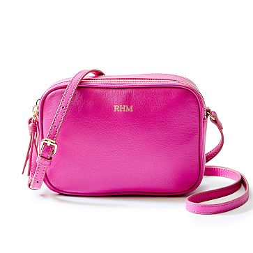 The Essential Monogrammed Crossbody Bag | Mark and Graham