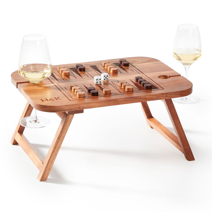 Honeymoon Gifts for Couple Portable Wine Picnic Table Unique