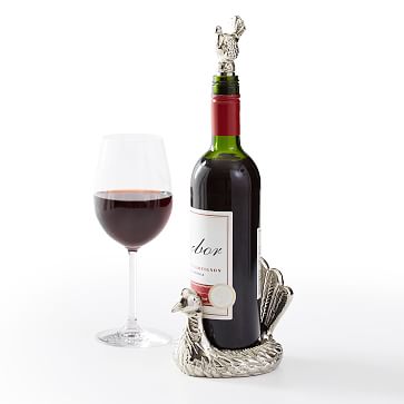 English Wine Bottle Holder or Coaster