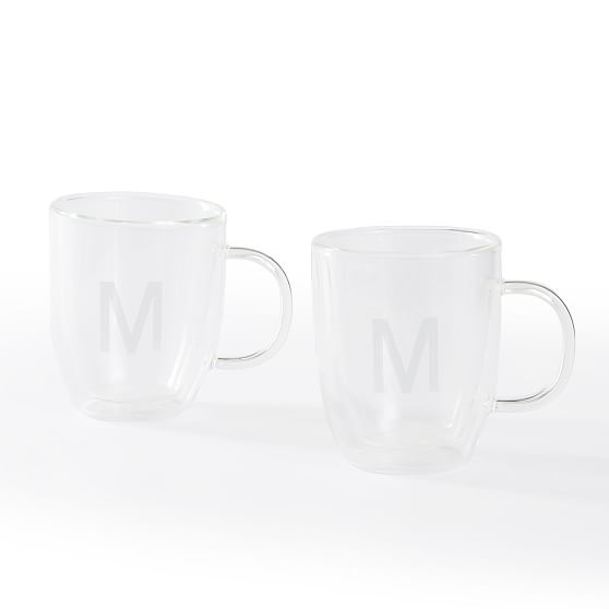 Bodum Bistro Double Walled Glass Mugs, Set of 2