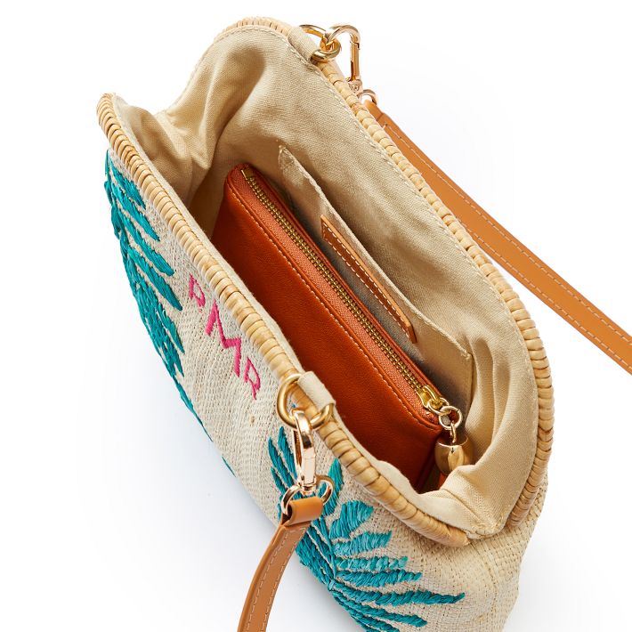 Palm Trees Required Raffia Crossbody main image 0