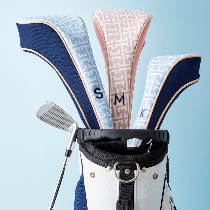 Louis Vuitton Vintage Monogram Golf Bag w/ Club Head Covers