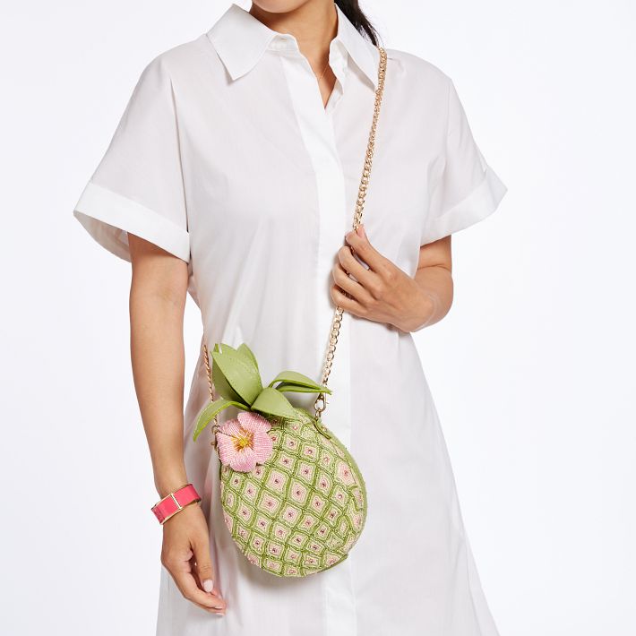 Kate Spade New York Pineapple Tote With Interior Exterior Pouch Large :  Clothing, Shoes & Jewelry 