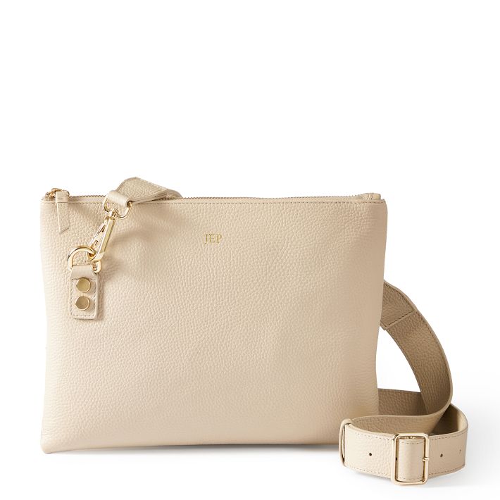 Mercer Pebbled Zip Crossbody: Women's Handbags, Crossbody Bags