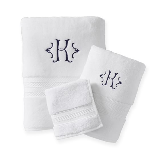 Monogrammed Bath Towel Bundles