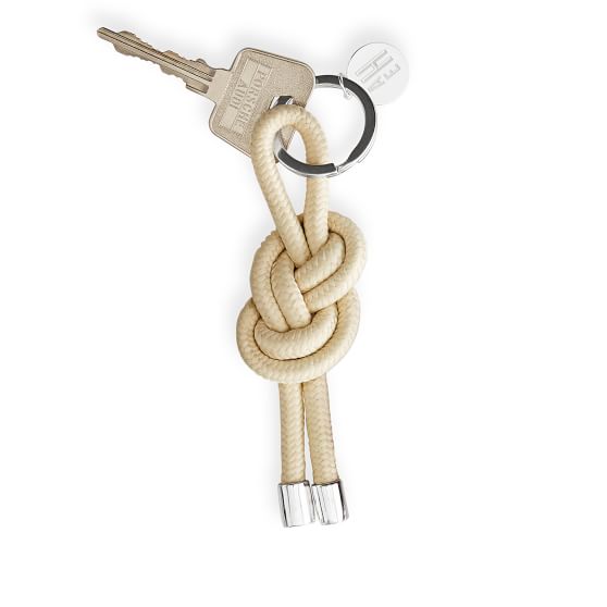 Rope Keychain, Monogrammed Keychain