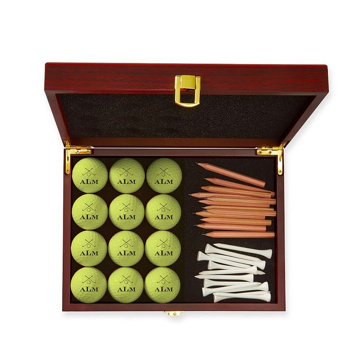 Personalised Golf Set With Golf Balls and Tees, Personalised Golf Balls,  Personalised Golf Set, Golf Tee Storage, Gifts for Men Father's Day 