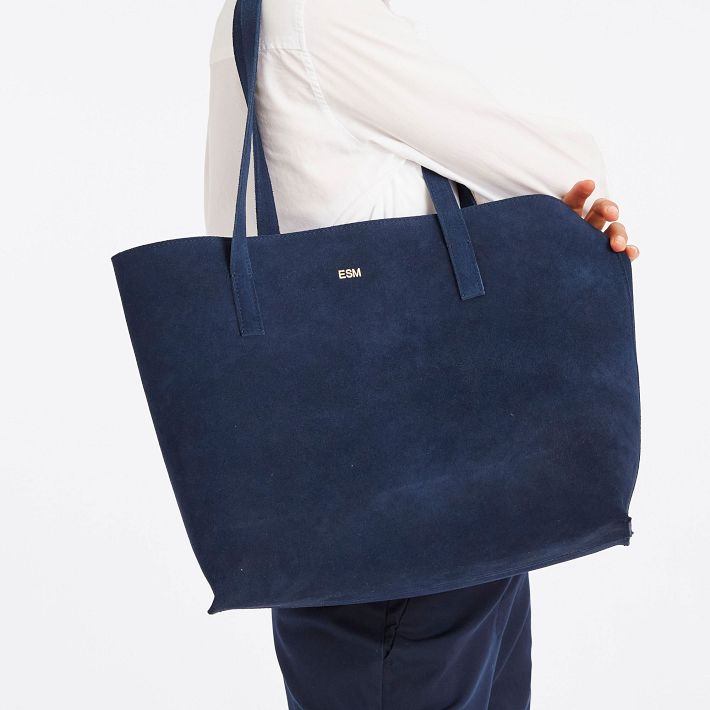 Everyday Italian Suede Tote | Mark and Graham